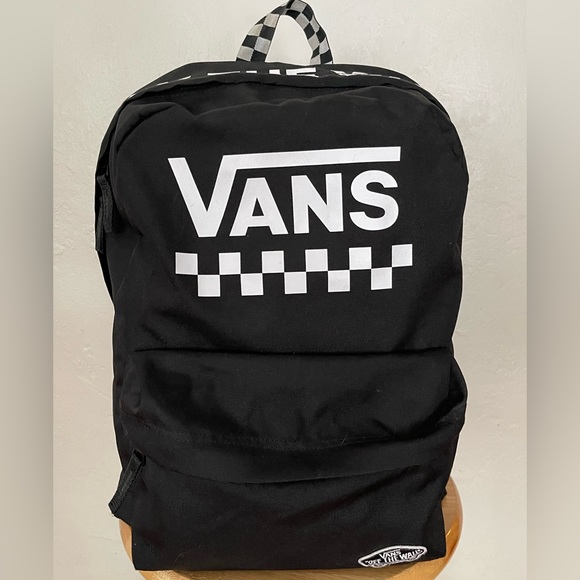 Vans Handbags - VANS STREET SPORT REALM BACKPACK Black/White Checkerboard excellent condition!